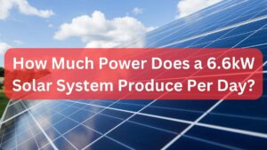 How Much Power Does a 6.6kW Solar System Produce Per Day